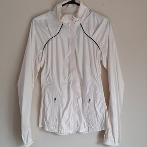 Lululemon Athletica Cream Running Jacket Size 4